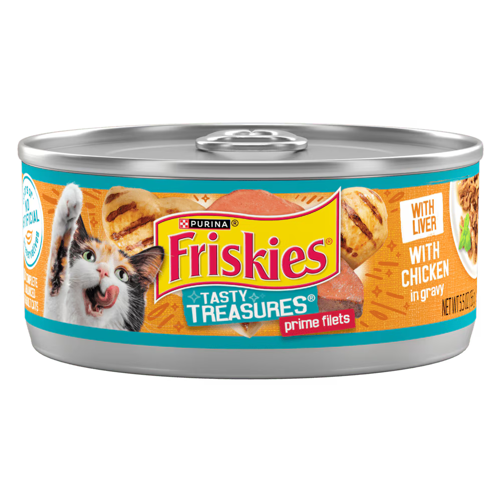 Purina Friskies Tasty Treasures Gravy – Chicken with Liver (156g)