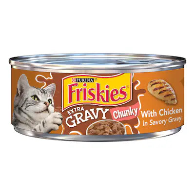 Purina Friskies Chunks Gravy – Chicken (156g)