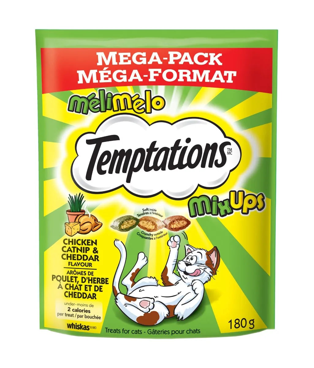 Temptations Treats - Mixups Chicken, Catnip & Cheese 180g