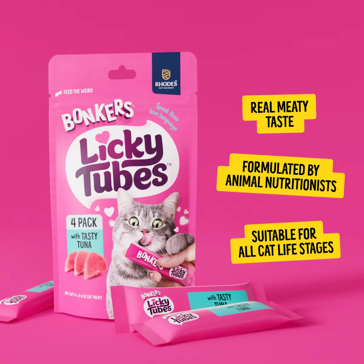 Rhodes Bonkers - Licky Tubes (4) Tuna