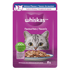 Whiskas Favourites - Cuts in Gravy - 1+ Year Salmon