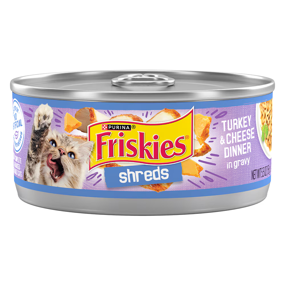 Purina Friskies Shredded Gravy – Turkey & Cheese (156g)