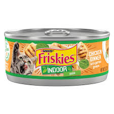 Purina Friskies Indoor Pate – Chicken with Garden Greens (156g)