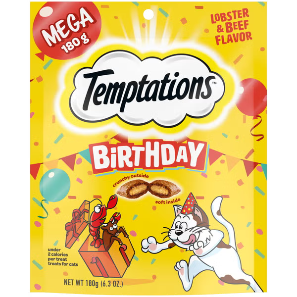 Temptations Treats - Birthday Lobster & Beef 180g